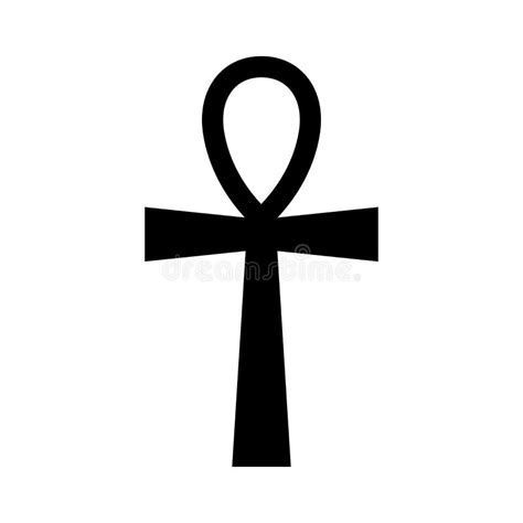 Cross Ankh Icon Ankh Symbol In Flat Design Stock Vector Illustration