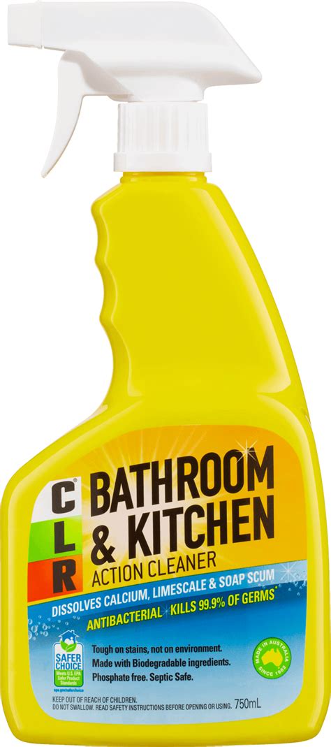 Clr Bathroom And Kitchen Action Cleaner 750ml Clr Calcium Lime And Rust Remover