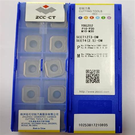 Pcs Seet T Dm Ybg Zcc Ct Tools Cnc Blade Carbide Inserts