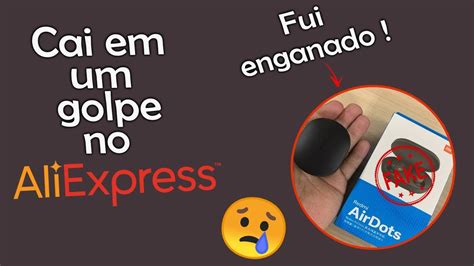 LEVEI UM GOLPE NO ALIEXPRESS YouTube