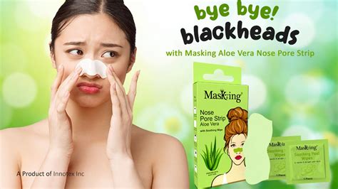 Best Way To Remove Blackheads With Masking Aloe Vera Nose Strip