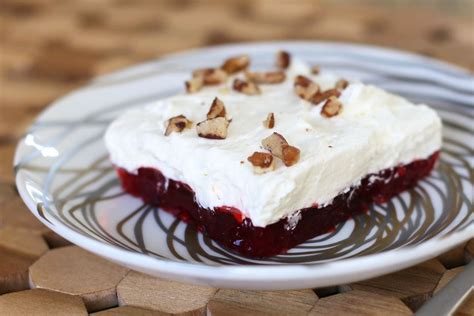 Cranberry Gelatin Salad Recipe Cream Cheese And Nuts