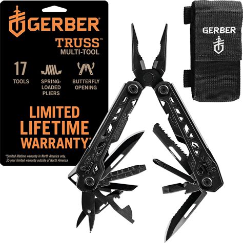 Gerber Gear Alicate De Ponta De Agulha 17 Em 1 Truss Multiferramenta