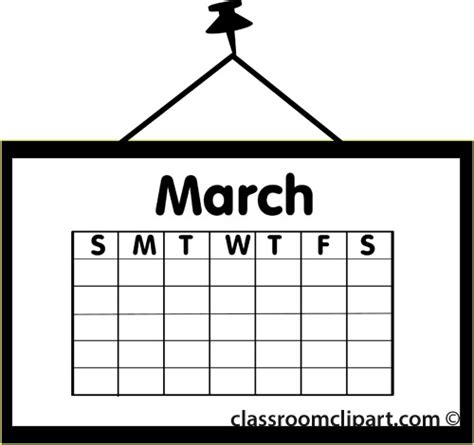 Free March Calendar Cliparts, Download Free March Calendar Cliparts png ...