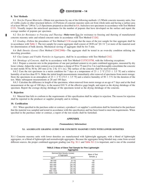 Astm C C M Standard Specification For Lightweight Aggregates