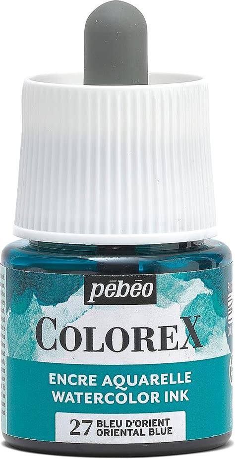 Pébéo Encre Colorex 45 ML Bleu d Orient Colorex Encre Aquarelle