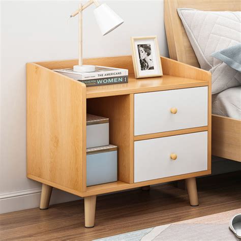 STON Meja Nakas Meja Samping Kamar Tidur Minimalis Bedside Table