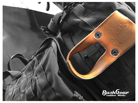 Leather Axe Molle Belt Loop Holster