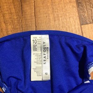 Seafolly Swim New Seafolly Blue Tie Side Bikini Bottoms Poshmark