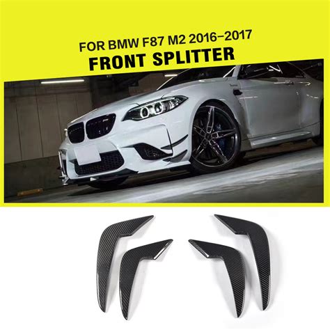 Carbon Fiber Front Bumper Air Fender Vent For Bmw 2 Series F87 M2 Coupe