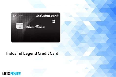 Indusind Legend Credit Card Check Now Updated