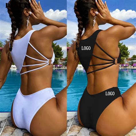 2024 Custom Thong One Piece Swimsuit Hot Bikini Suit Sexy Summer Bathing Suits Plus Size Bikini
