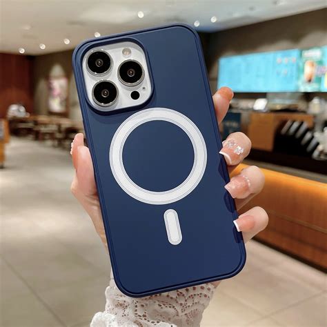 MagSafe Magnetic Phone Case For iPhone 13 Pro Max (Dark Blue) – Alexnld.com