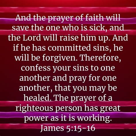 James 5 15 Scripture