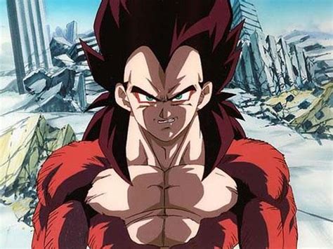 dragon ball series - Why Goku SSJ4 transformation has yellow eyes and ...