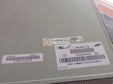 Samsung LTM200KT10 Overview - Panelook.com
