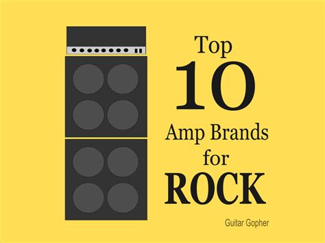 Top 10 Guitar Amp Brands for Rock - Spinditty