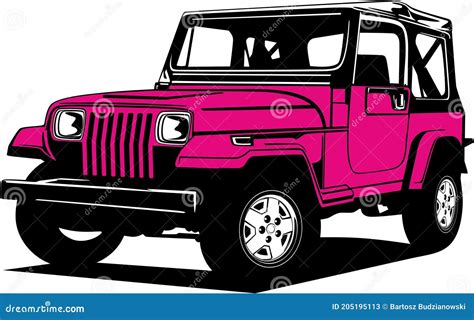 Jeep Wrangler Cartoon Royalty-Free Stock Image | CartoonDealer.com ...