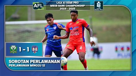 Sorotan Perlawanan Imigresen Fc Lwn Pib Shah Alam Youtube