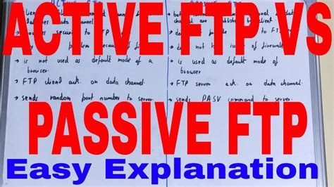 Active Vs Passive Ftp Difference Between Active And Passive Ftp Active