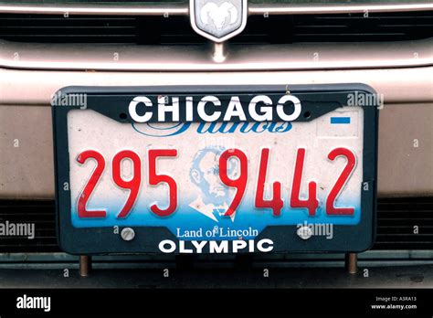 Illinois license plate hi-res stock photography and images - Alamy