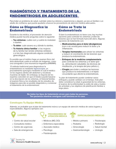 Kit De Herramientas Para La Endometriosis Guía Para Adolescentes