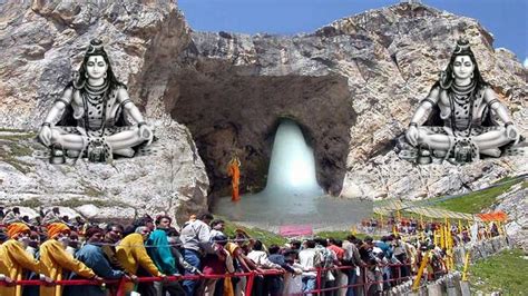 Amarnath A Sacred Place For Hindus Is Located At The Kashmir In The