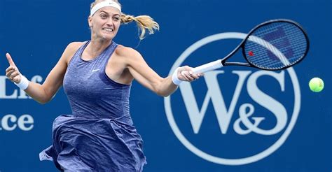 Kvitova Beats Jabeur In Straight Sets At Western Southern Open