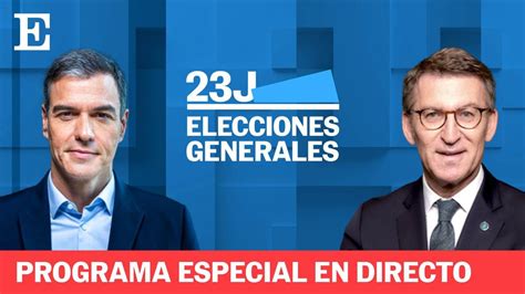 Las elecciones del 23J y el escrutinio en un programa de vídeo en