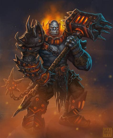 Artstation Blackhand Svenja R Warcraft Orc World Of Warcraft