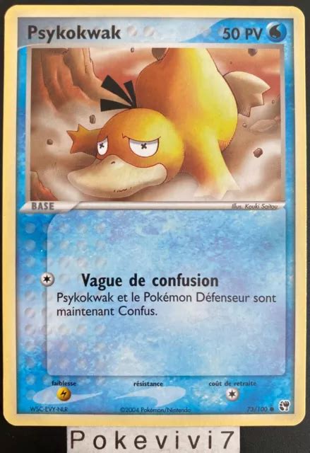 Carte Pokemon Psykokwak Bloc Ex Temp Te De Sable Fr Neuf Eur