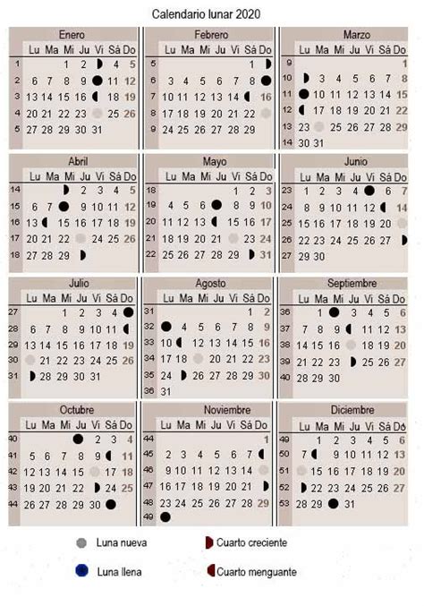 Calendario Lunar Del Embarazo Calendarios De Embarazo