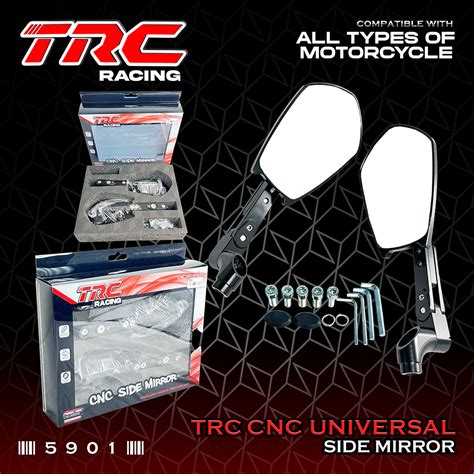 Trc Racing Cnc Side Mirror Stem Mount Universal Shopee Philippines