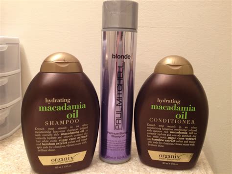 Blue Eyed Darling Paul Mitchell Platinum Blonde New Organix Macadamia Oil Shampoo Conditioner