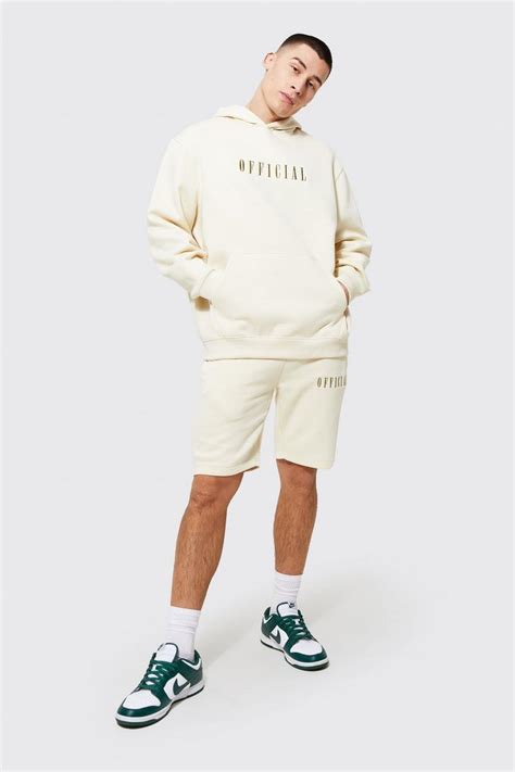 Oversized Official Hooded Short Tracksuit