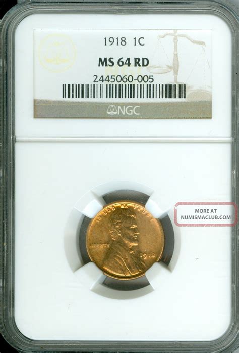 Lincoln Cent Ngc Ms Plus Rd