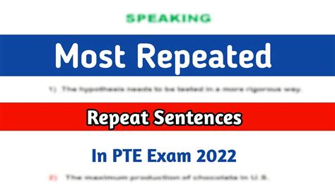 Pte Most Repeated Repeat Sentences Pte Speaking Read Aloud Pb