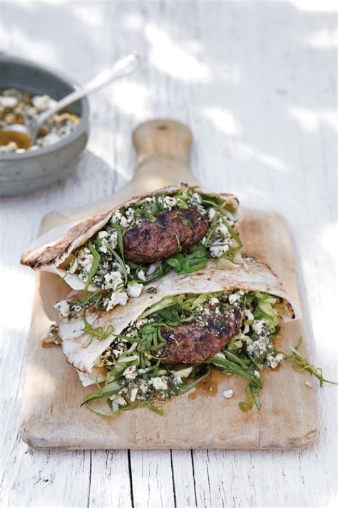 Lamb Burgers With Mint Feta Pesto Williams Sonoma Taste