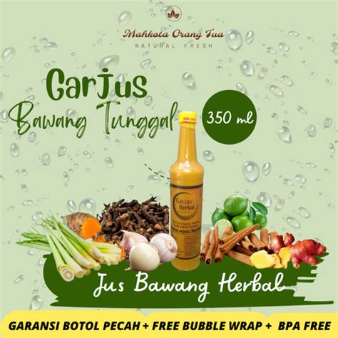 Promo Garjus Herbal Jamu Bawang Putih Tunggal Kualitas Super Terbaik