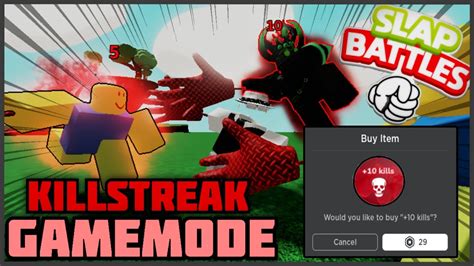 Killstreak Gamemode Is Fair And Balanced Slap Battles Roblox YouTube