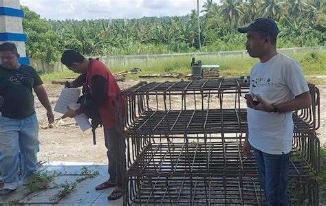 Kepala Disarpus Tinjau Proyek Pembangunan Depo Arsip Di Sofifi