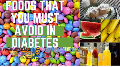 10 Worst Foods For Diabetics Youtube