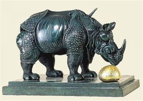 salvador dali rhinoceros wearing laces  stdibs dali rhinoceros