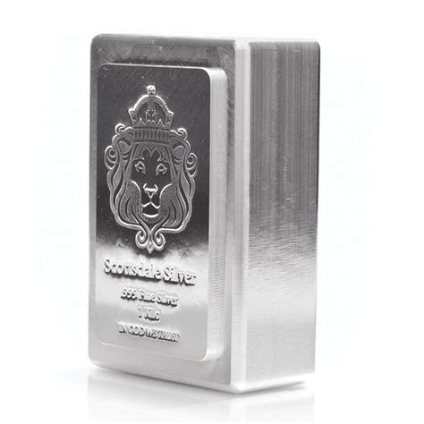 Scottsdale Mint Stackable Silver Bar Kilo Barspacific Rim Trading