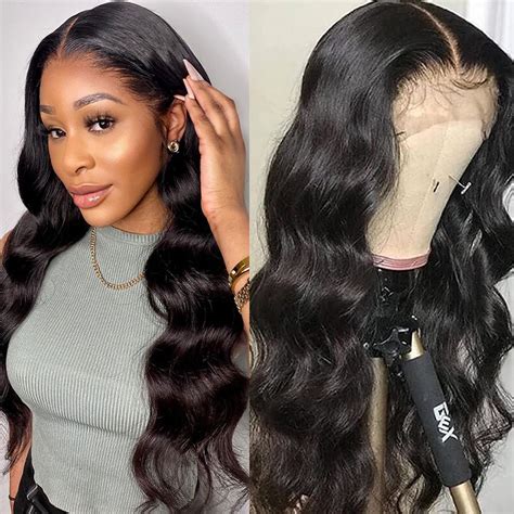 Buy BLY 13x4 HD Transparent Lace Front Wigs Human Hair 250 Density