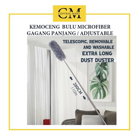 Jual Alat Pembersih Rumah Kemoceng Bulu Microfiber Gagang Panjang