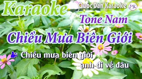 Karaoke Chi U M A Bi N Gi I Slow Rock Tone Nam D Tp Qu C D N