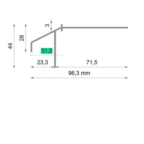 Profil Okapowy K100R Renoplast Super Profile