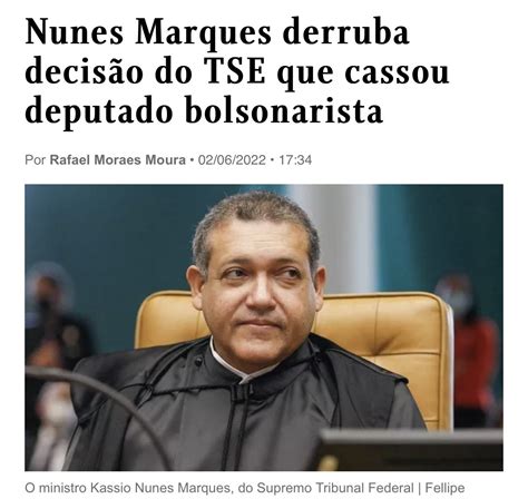 Alexandre Ramagem On Twitter O Min Nunes Marques Vem Cumprindo A