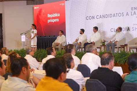 Claudia Sheinbaum Presenta Plan Renacimiento A Empresarios Yucatecos